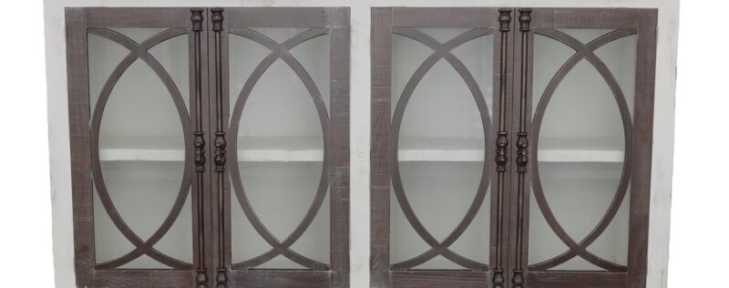 Fish Oak 74in TV Stand