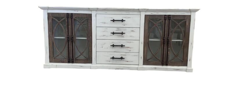 Fish Oak 91in TV Stand