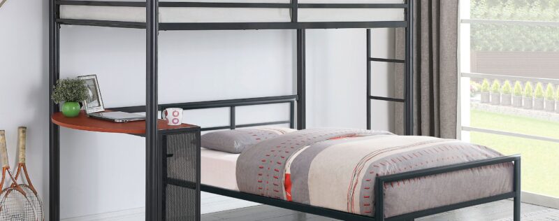 Fisher Gunmetal T-T Loft Bunkbed