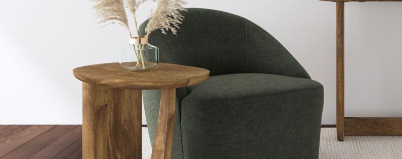 Fletcher Brown Side Table