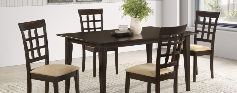 Gabriel Cappuccino Rectangle Dining