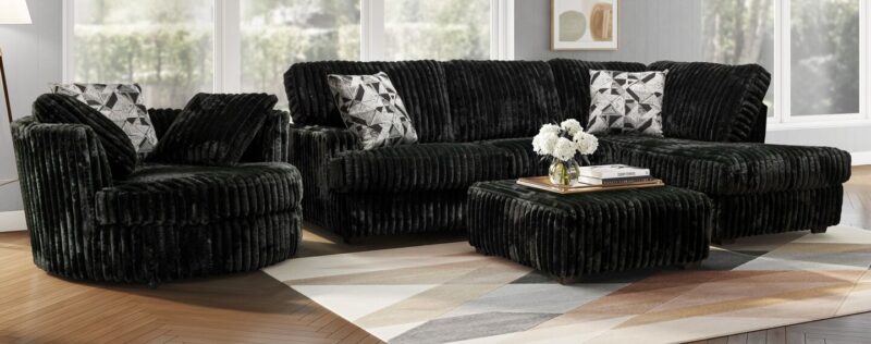 Galactic Ebony Sectional