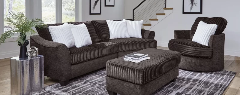 Greame Espresso Cuddle Sofa