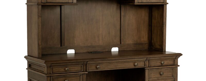 Hartshill Burnished Oak Hutch Desk