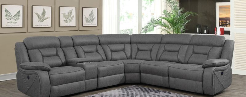 Higgins Grey Sectional