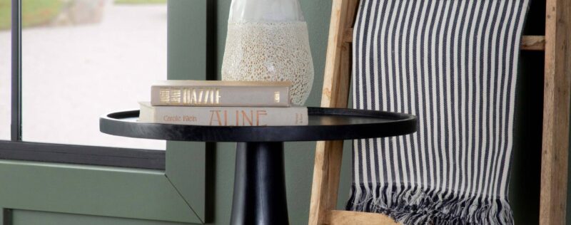 Ixia Black Side Table