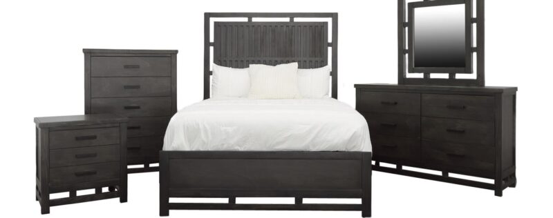 Jax Faded Black Bedroom