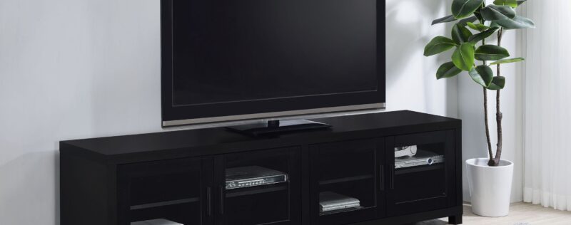 Jupiter Black 79in TV Stand