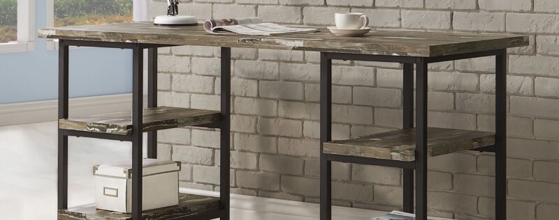 Kemper Weathered Brown Desk