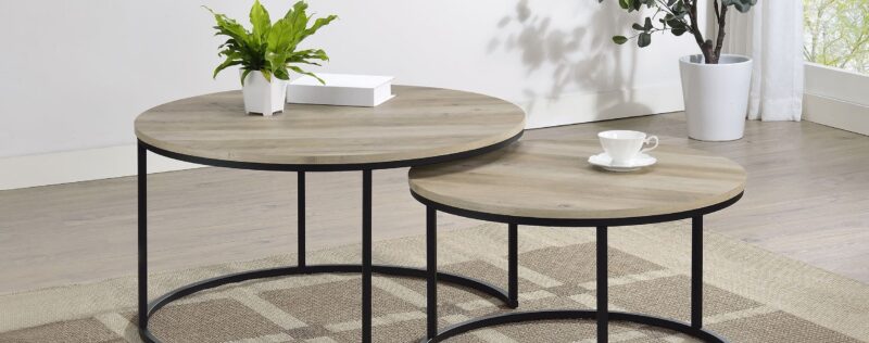 Lainey Distressed Pine Coffee