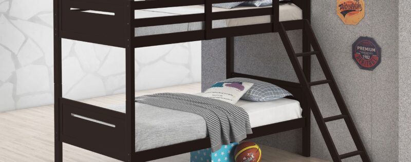 Littleton Espresso T-T to T-F Bunkbed