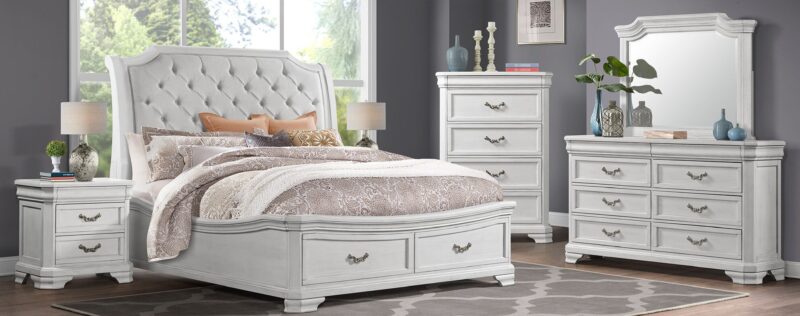 Lyndhurst Vintage White Bedroom