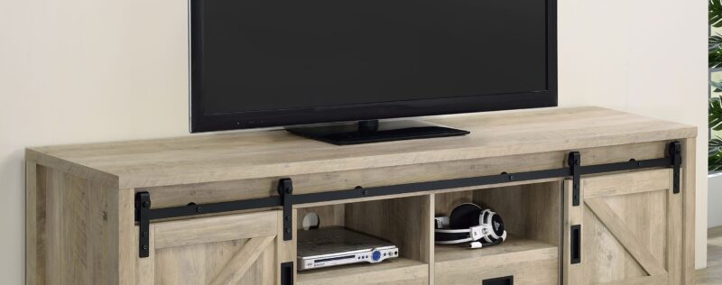 Madra Distressed Pine 79in TV Stand