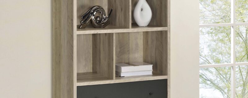 Maeve Distressed Pine Bookcase