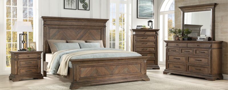 Mar Vista Walnut Bedroom