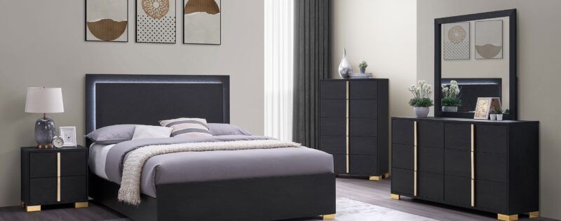 Marceline Black Bedroom