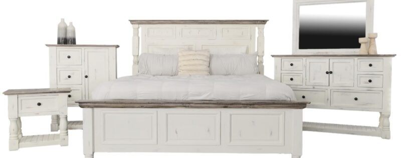 Martha Nero White Bedroom