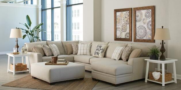 Middleton Cement Sectional, Mod