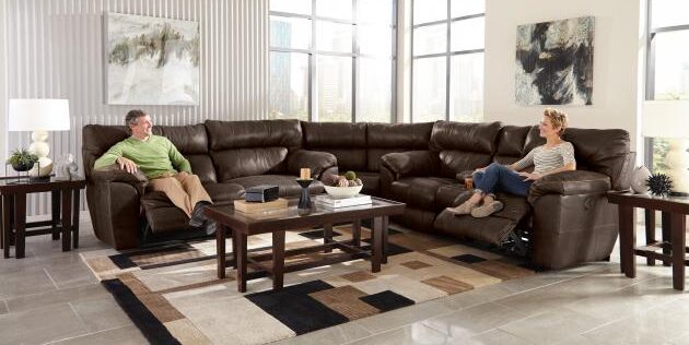 Milan Chocolate Sectional