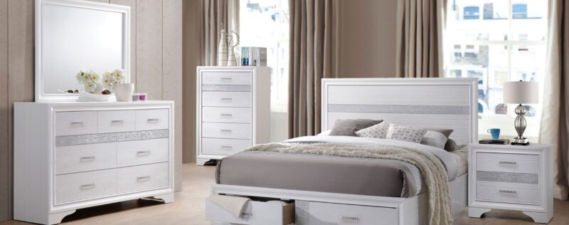 Miranda White Storage Bedroom