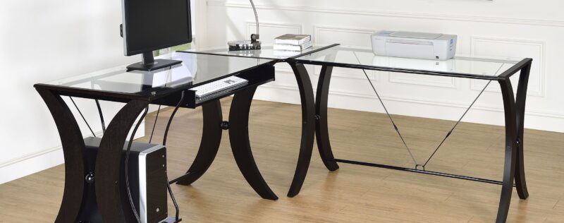 Monterey Cappuccino L-Shaped Desk
