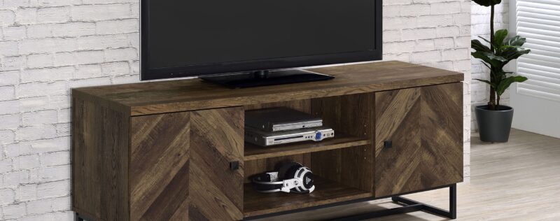 Myles Rustic Oak 60in TV Stand