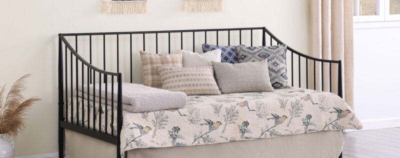Newbury Black Daybed