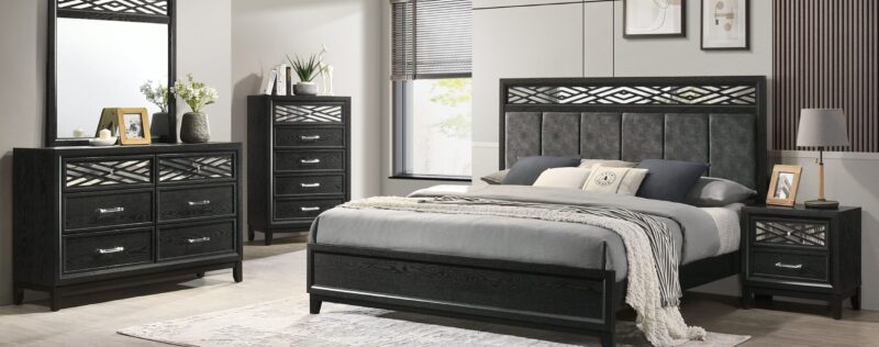 Obsidian Black Bedroom