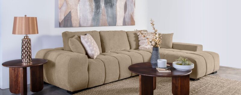 Octavia Camel Sectional