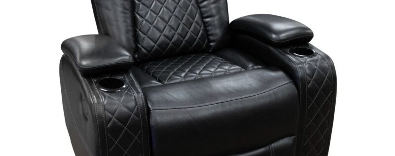 Omega Black Recliner
