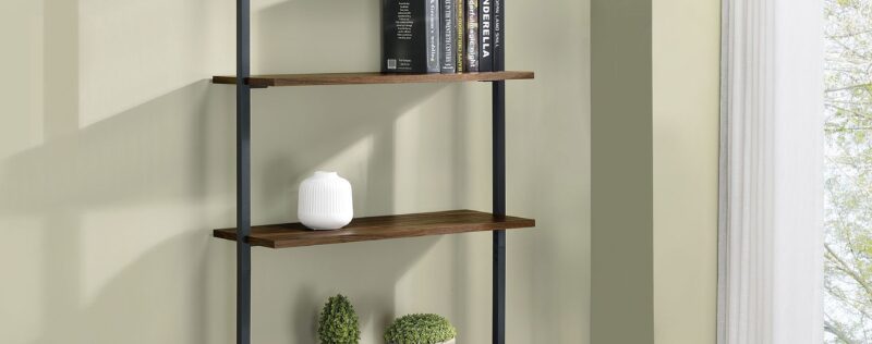 Owens Walnut Bookshelf with Drawers