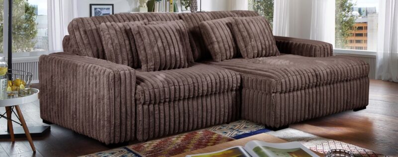 Presley Chocolate Sectional