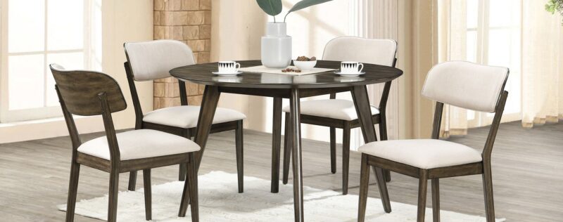 Rex Walnut Round Dining