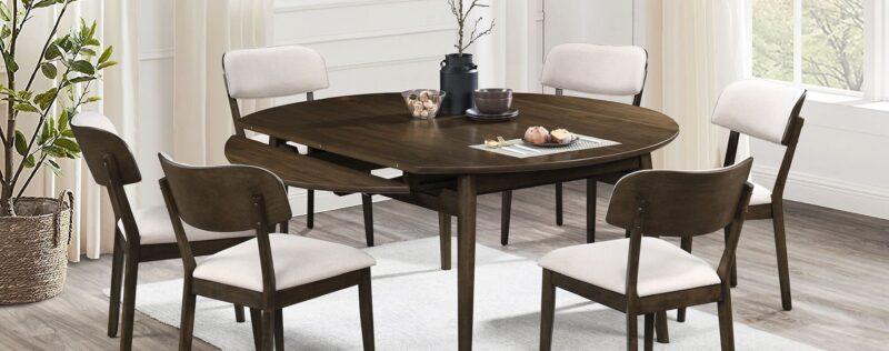 Rex Walnut Round Dining 2