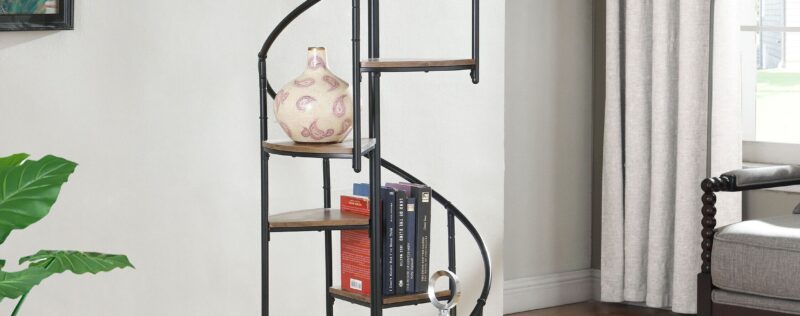 Roseglen Rustic Brown Bookcase