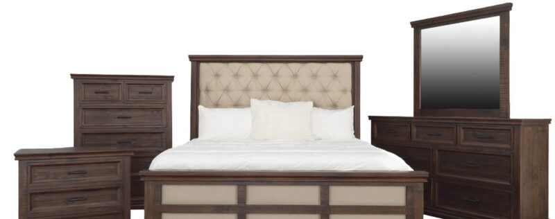 Royce Cocoa Padded Bedroom