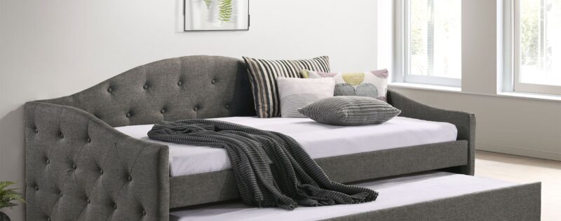 Sadie Grey Daybed with Trundle