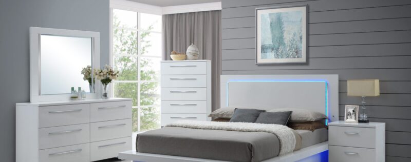 Sapphire White Bedroom