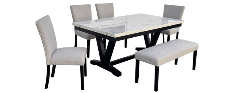 Shelly Marble Dining Set