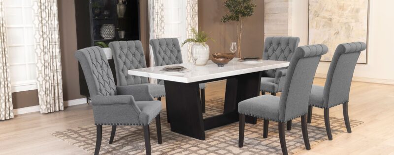 Sherry Grey Rectangle Dining