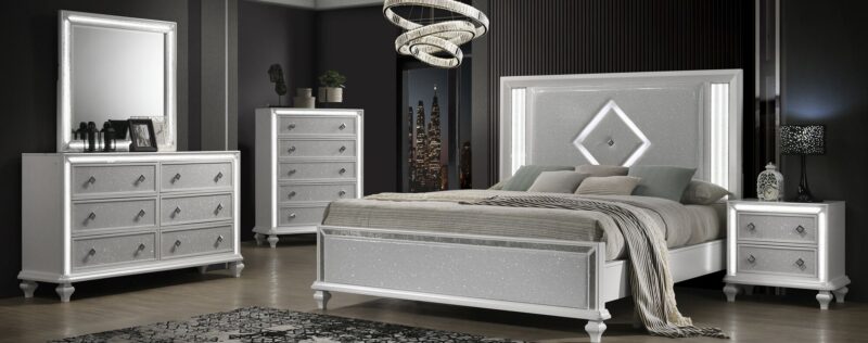 Stardust Silver Bedroom