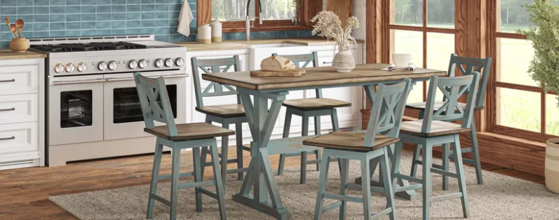 Summerville Distressed Teal Pub 1