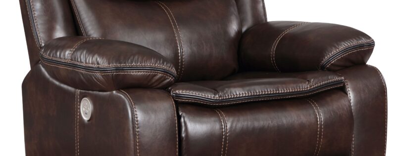 Sycamore Dark Brown Recliner
