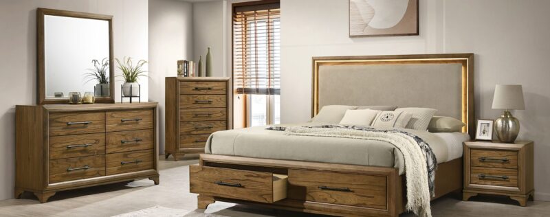 Talcott Honey Bedroom