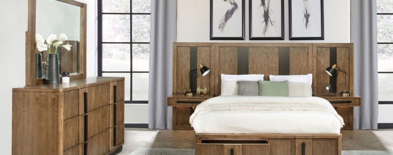 Terrace Ash Brown Wall Bedroom