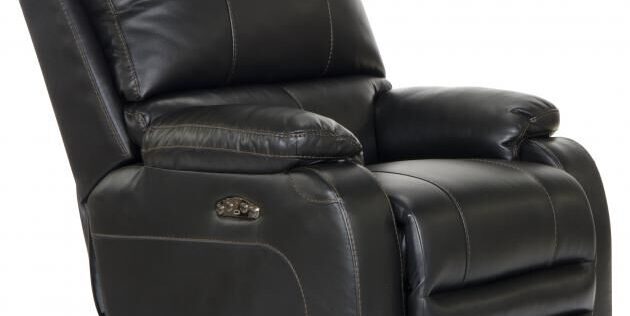 Thornton Black Recliner