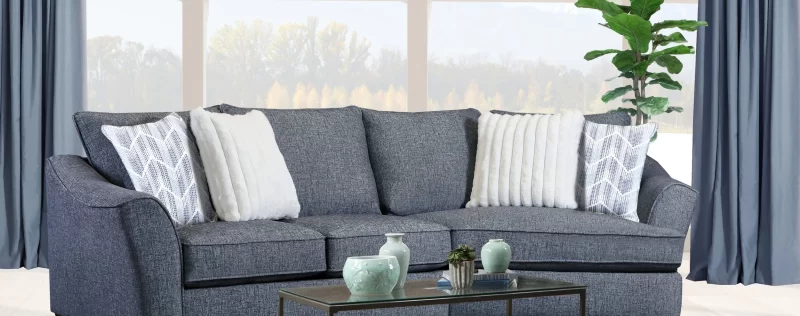 Tombstone Navy Cuddle Sofa