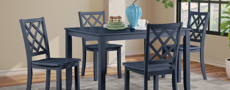 Trellis Navy Square Dining
