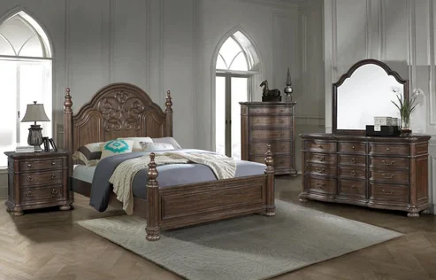 Tuscany Mahogany Bedroom