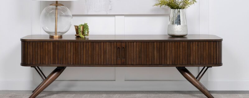 Valna Walnut 71in TV Stand